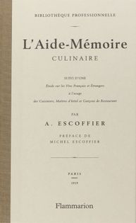 L'Aide-Mémoire Culinaire