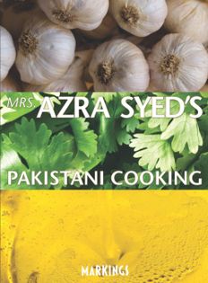 Mrs Azra Syed's Pakistan Cooking