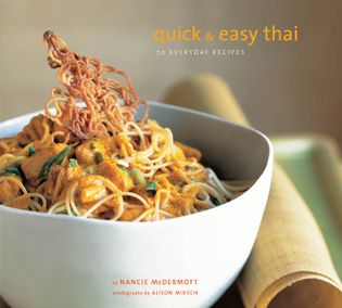 Spinach with Black Pepper and Garlic from Quick & Easy Thai by Nancie McDermott