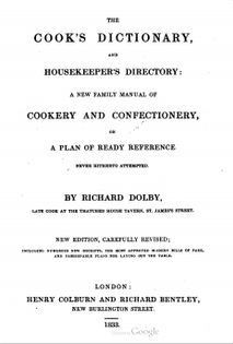 The Cook's Dictionary
