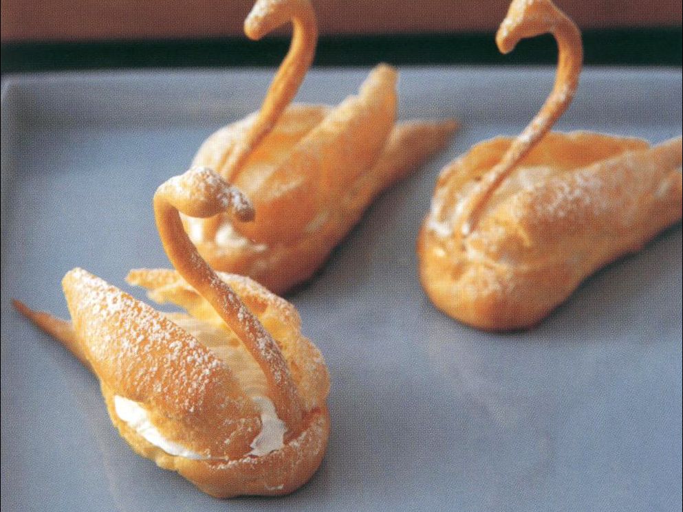 Astier CREAM オーナメント　スワン PUFF アスティエ　SWAN