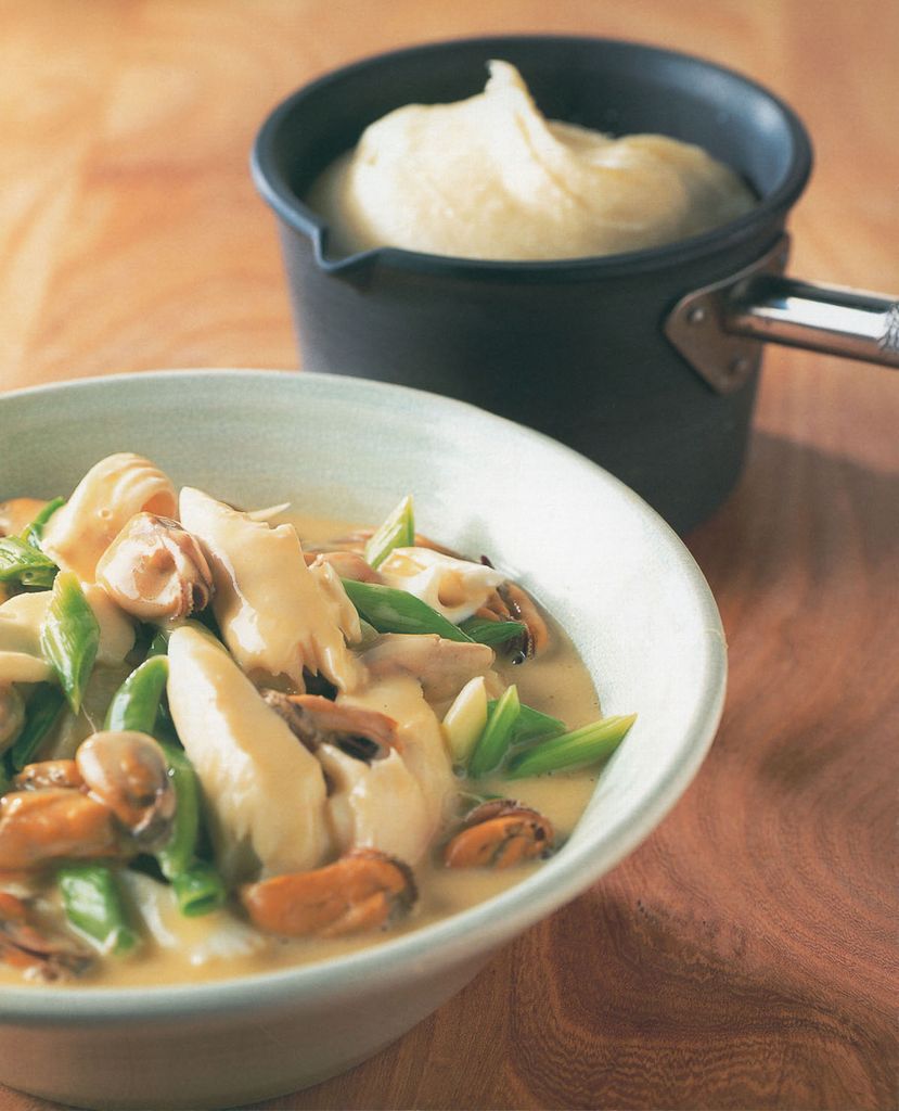 Fish, Mussel and Leek Cider Pie from New British Classics by Gary Rhodes