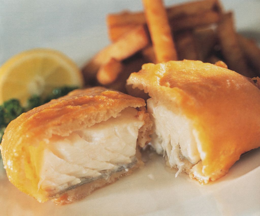 Deepfried Cod in Batter from New British Classics by Gary Rhodes