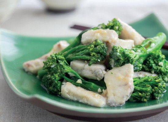 Stir-Fried Fish Fillet and Chinese Broccoli from Katie Chin's Everyday ...