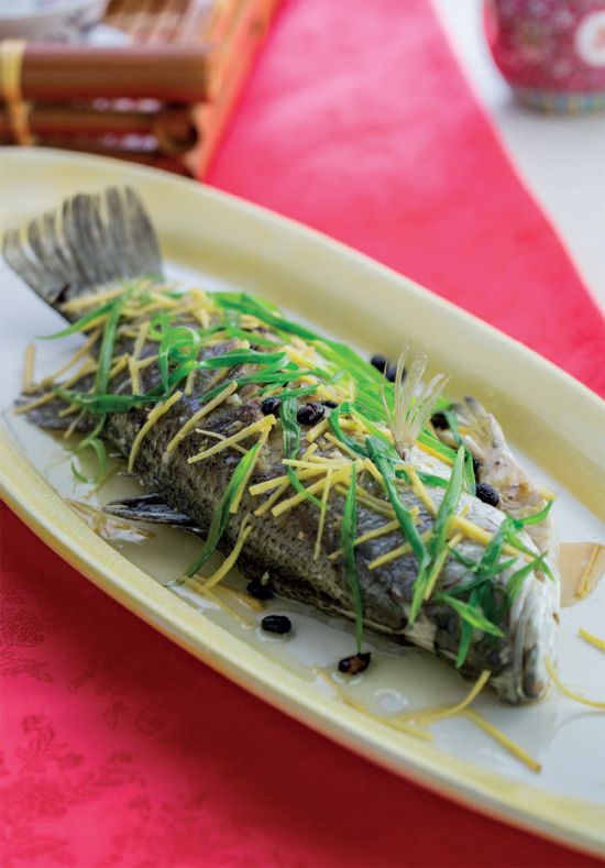 TeaSmoked Sea Bass from Katie Chin's Everyday Chinese Cookbook 101