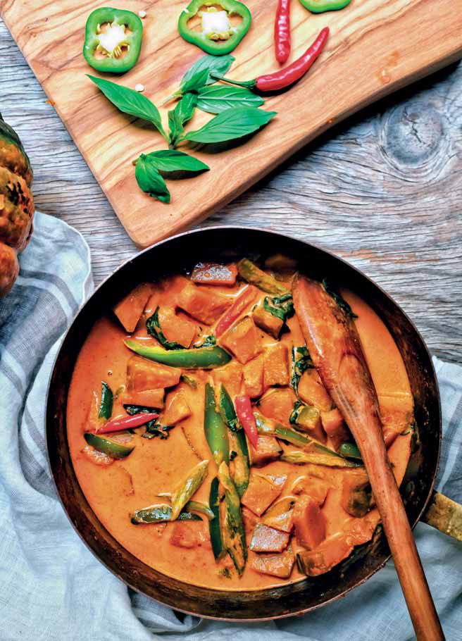 Panang Vegetable Curry with Tofu from Instant Pot Asian Pressure Cooker