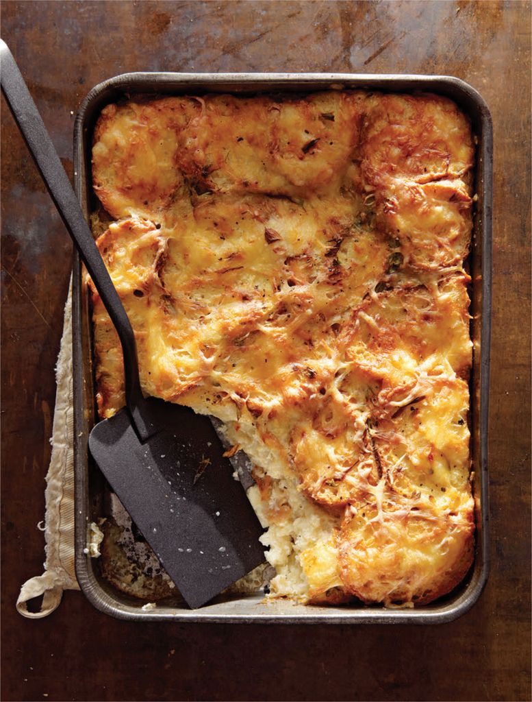 Ham and Gruyère Bread Pudding from One Good Dish by David Tanis