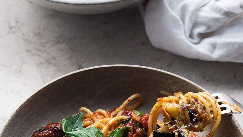 Pasta alla Norma from Ottolenghi Simple by Yotam Ottolenghi
