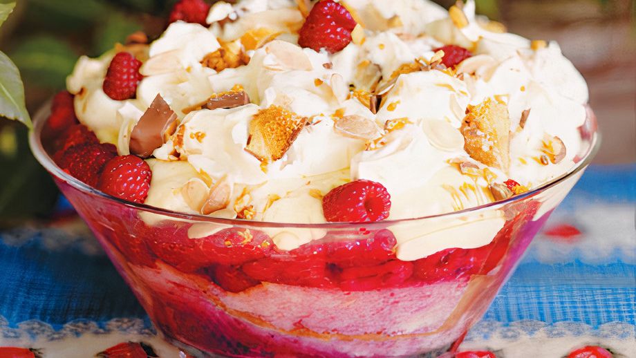 Strawberry & Chambord Cream Trifle - Straight to the Hips, Baby