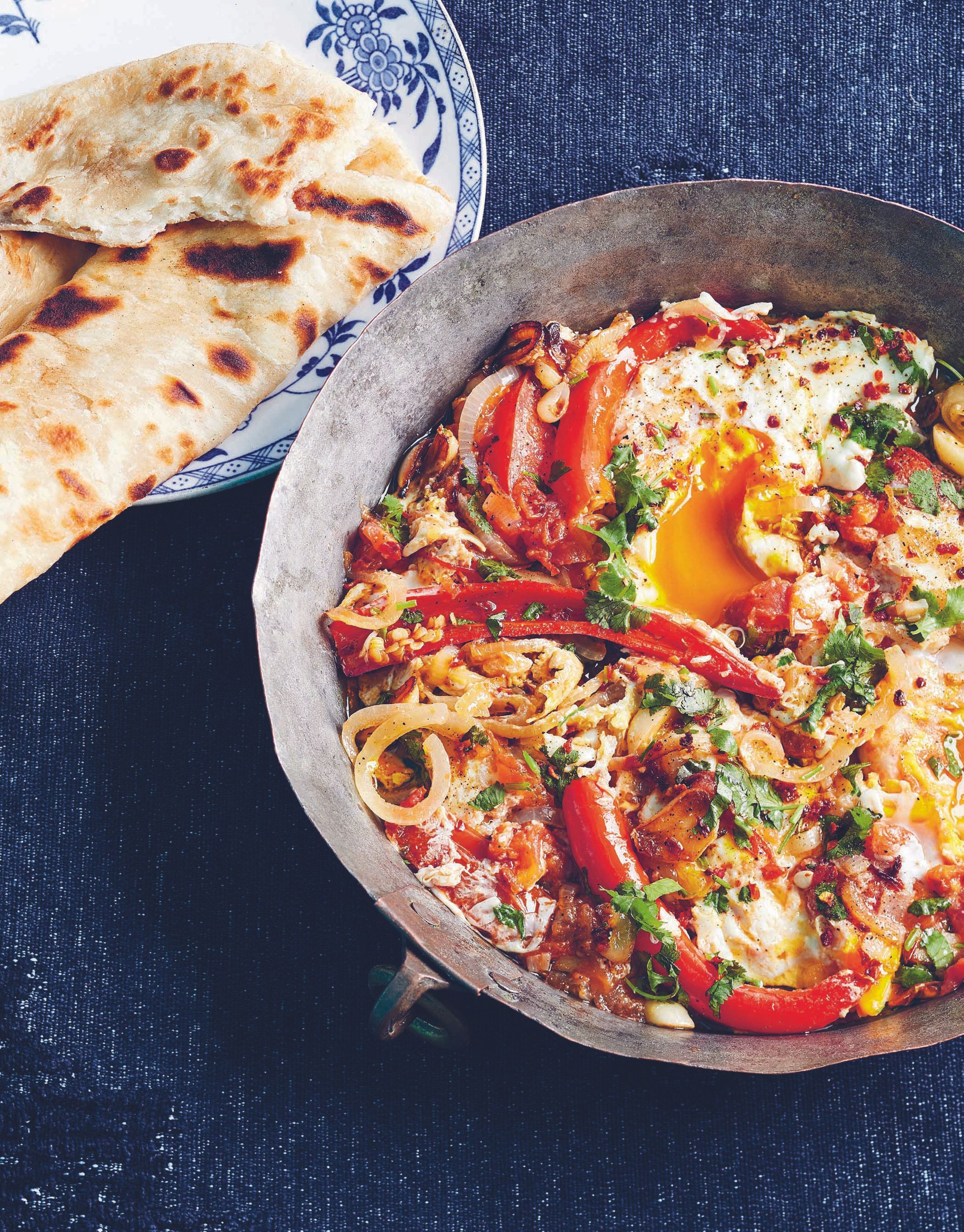 Afghan Breakfast Eggs from Parwana by Durkhanai Ayubi