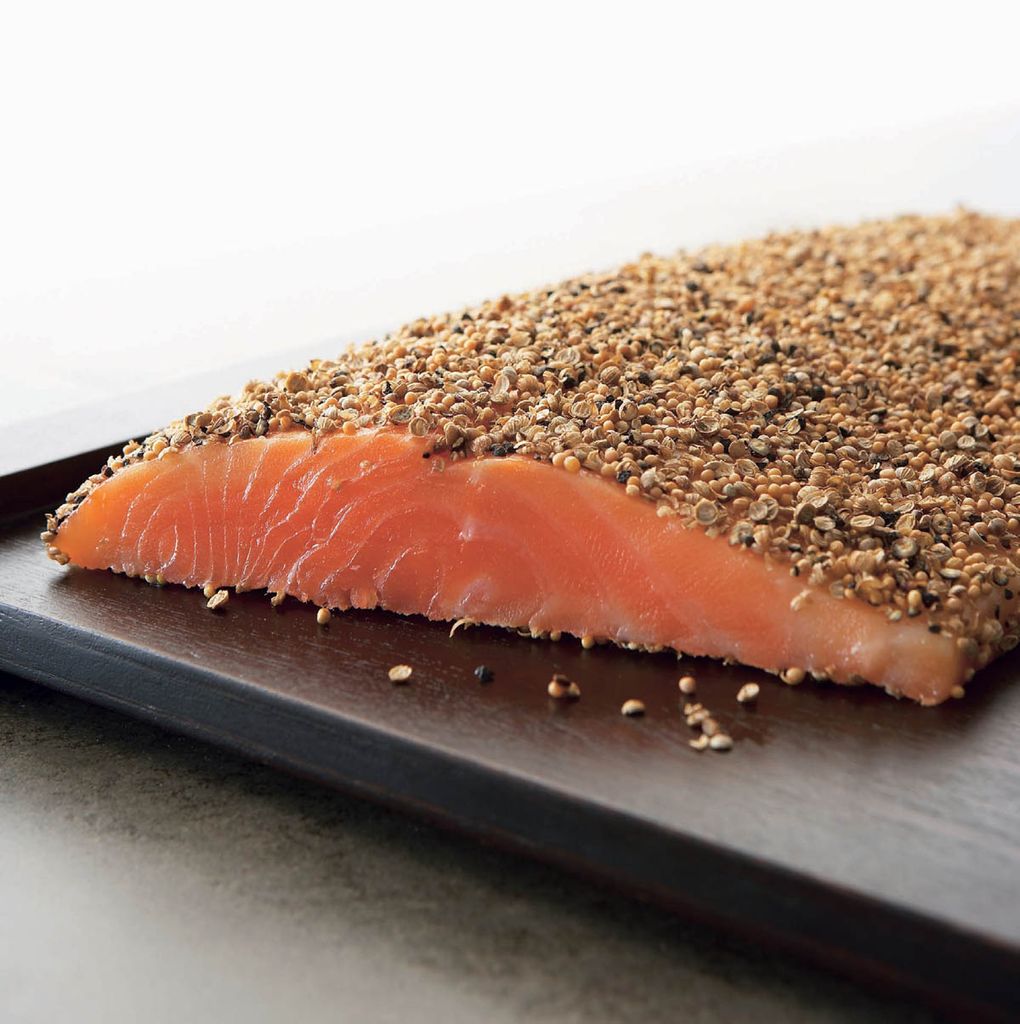 Salmon Pastrami with Toasted Sourdough from Pier A Unique Australian