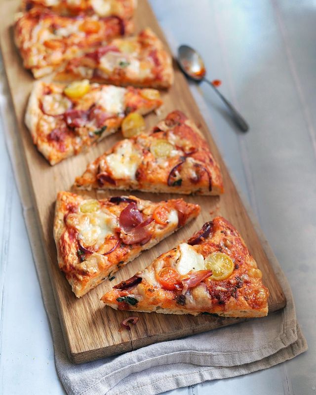 Pizza from Brother Juniper’s Bread Book by Peter Reinhart